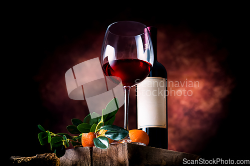 Image of Tangerine wine in glassware