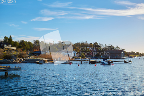 Image of The fishing boats at Stockholm Archipelago, Sweden