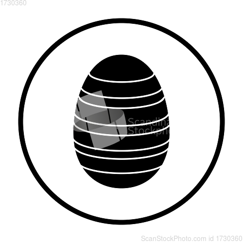 Image of Easter Egg With Ornate Icon