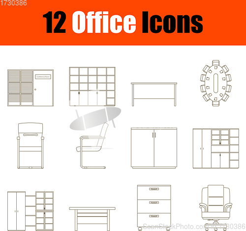 Image of Office Icon Set