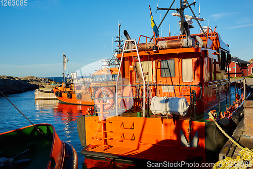 Image of The fishing boats at Stockholm Archipelago, Sweden