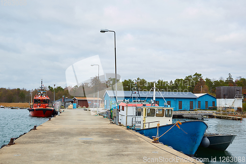 Image of The fishing boats at Stockholm Archipelago, Sweden