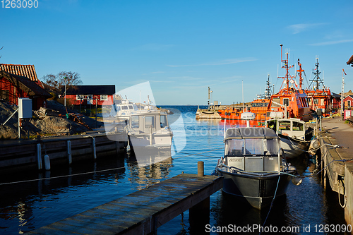 Image of The fishing boats at Stockholm Archipelago, Sweden