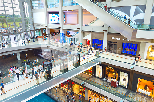 Image of  Shopping mall Marina Bay Singapore