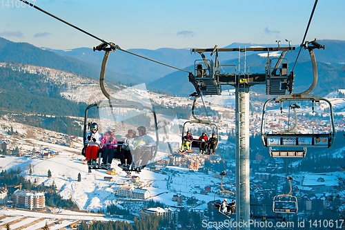 Image of Lift at Ski resort 