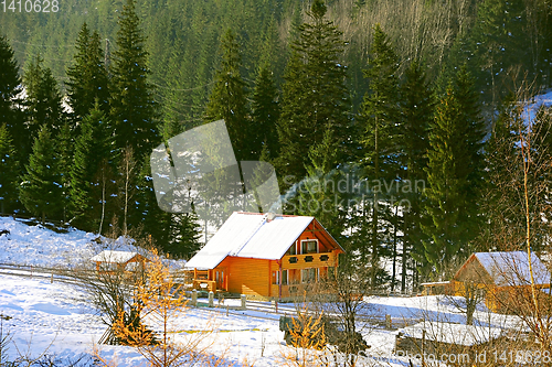 Image of Carpathians Mountains home, Ukraine