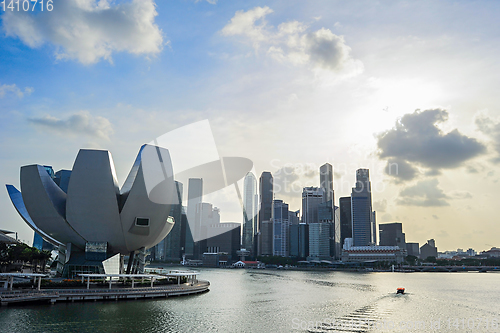 Image of Singapore bay skyline