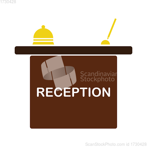 Image of Hotel Reception Desk Icon