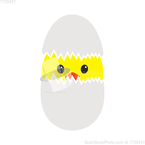 Image of Easter Chicken In Egg Icon