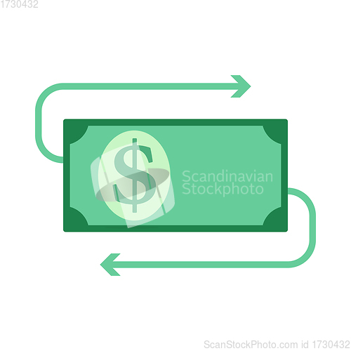 Image of Cash Back Dollar Banknote Icon