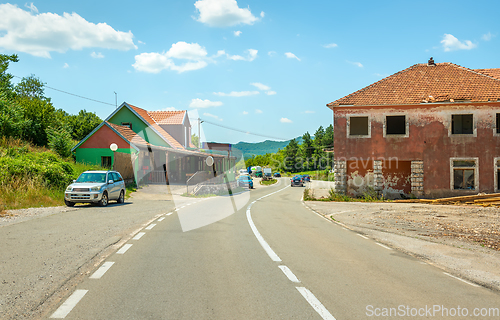 Image of The mountain road in Montenegro