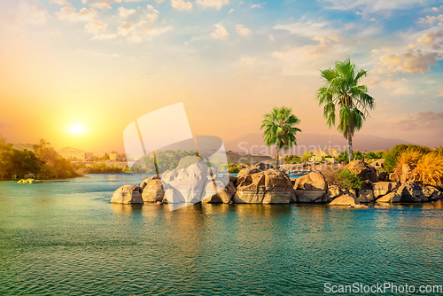 Image of Travel on sailboat in Aswan