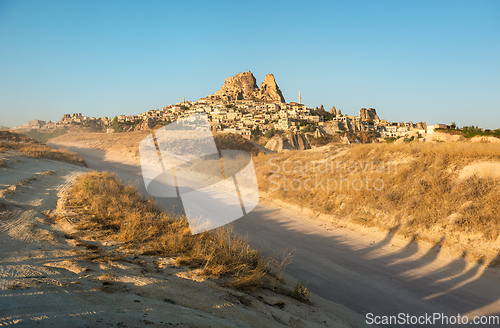 Image of Uchisar castle in Nevsehir Province