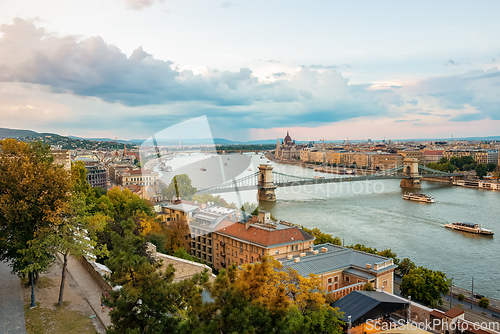 Image of View of Budapest in autumn