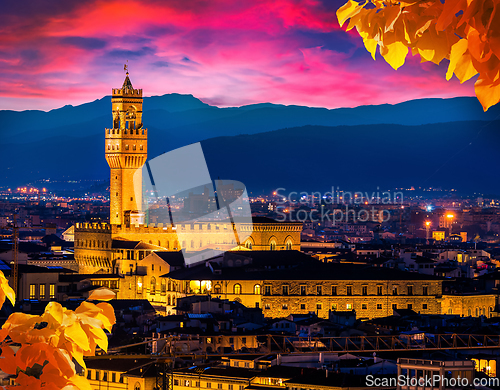 Image of View of Florence cityscape