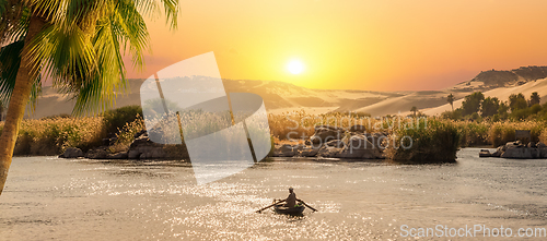 Image of View of Great Nile in Aswan