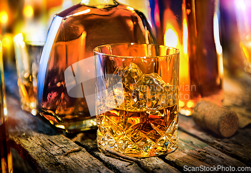 Image of Whiskey on a table