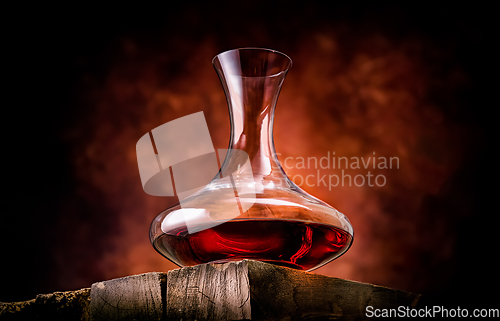 Image of Wine in a decanter
