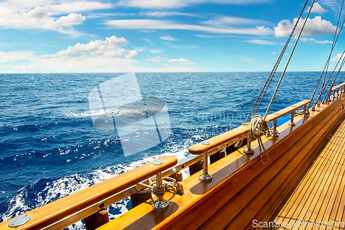 Image of Yacht in the red sea