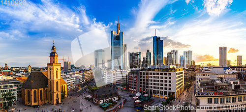 Image of Aerial view of Frankfurt