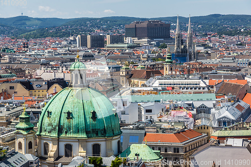 Image of Panorama of Vienna from St. Stephen\'s Cathedral