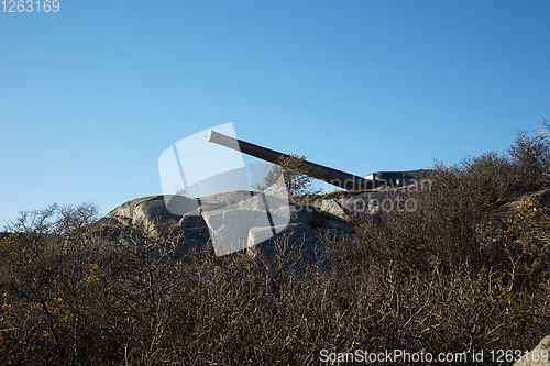 Image of Artillery battery Landsort is one of the six ERSTA-batteries, which were some of the most important defence systems during the Cold War.