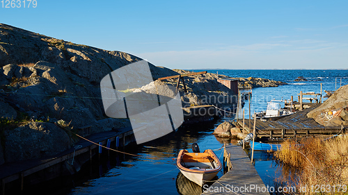 Image of The fishing boats at Stockholm Archipelago, Sweden