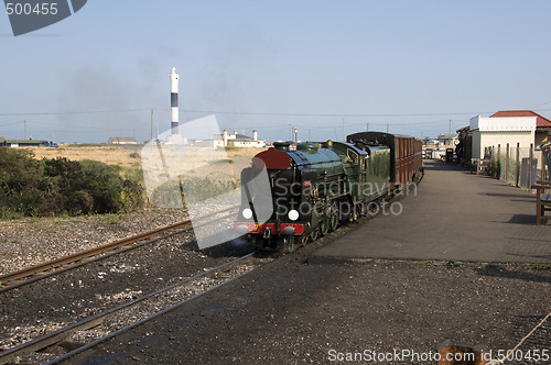 Image of Minature steam train