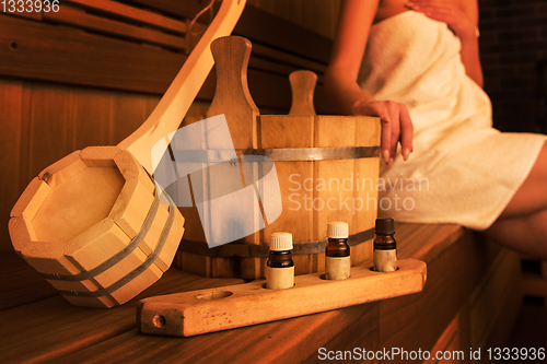 Image of Wooden bath accessories