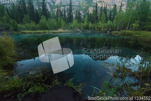 Image of Blue Lake in the Altai