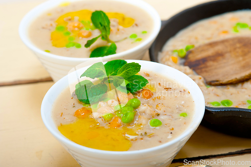 Image of Hearty Middle Eastern Chickpea and Barley Soup