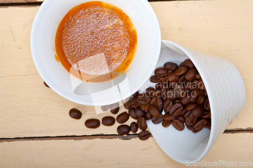 Image of espresso cofee and beans