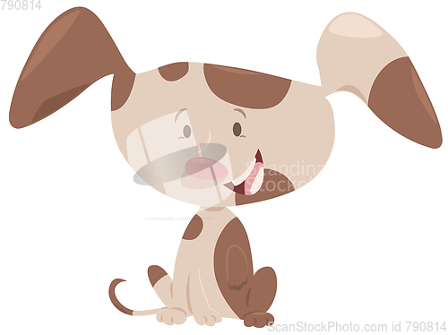 Image of cute puppy cartoon