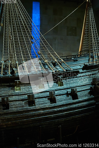 Image of Stockholm, Swden - Novemer 6, 2018. Visit of The Vasa ship in Vasa Museum.