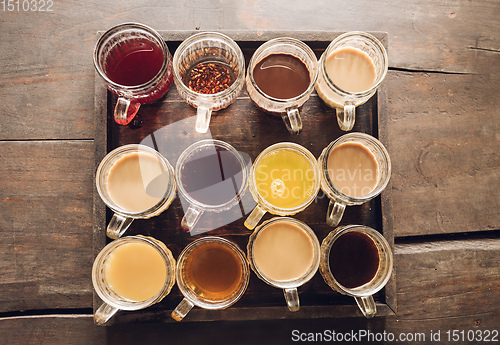 Image of coffee served on cofee plantation, Bali Indonesia