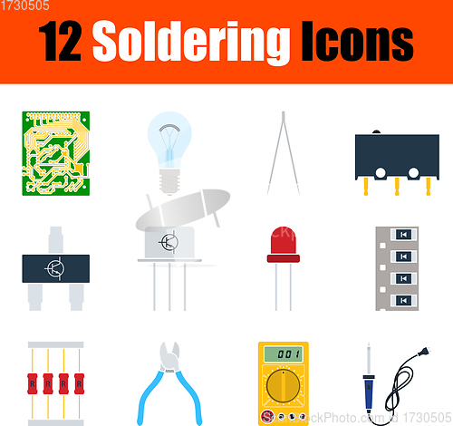 Image of Soldering Icon Set
