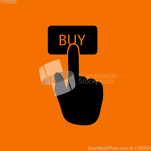 Image of Finger Push The Buy Button Icon