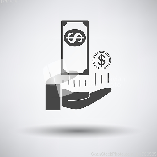 Image of Cash Back To Hand Icon