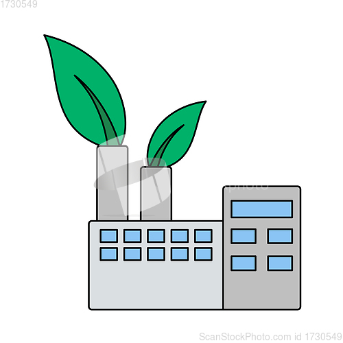 Image of Ecological Industrial Plant Icon