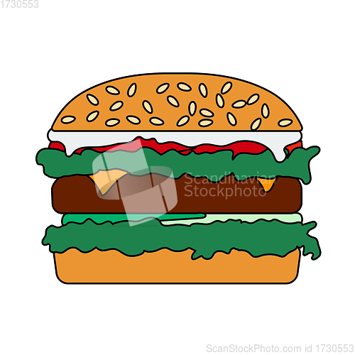 Image of Icon Of Hamburger