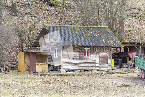 Image of rural wooden shed