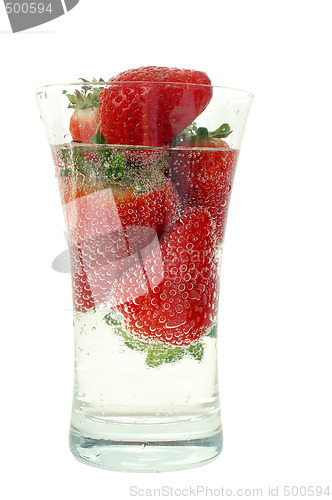 Image of Strawberry in glass