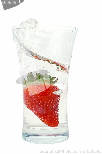 Image of Strawberry in glass