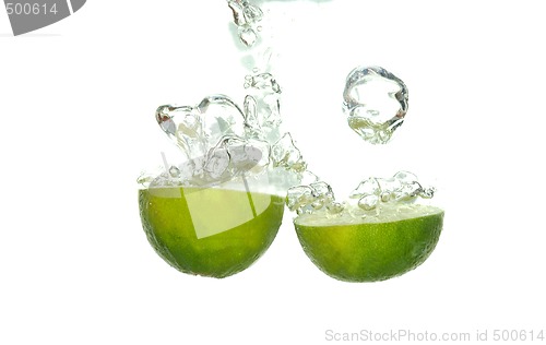 Image of Lime splashing