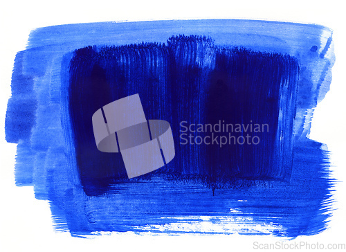 Image of Blue and dark blue hand drawn texture on white background