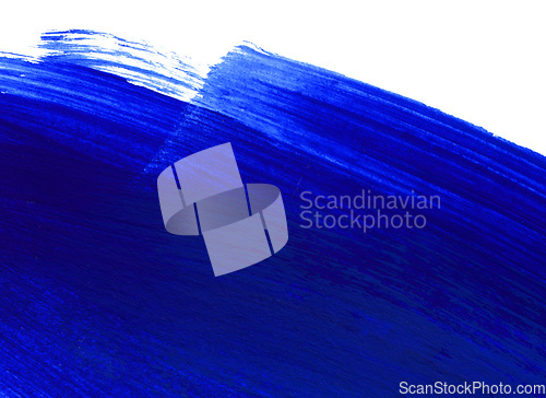 Image of Bright blue and white drawn paint background