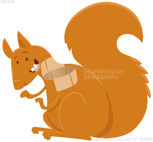 Image of squirrel cartoon animal character