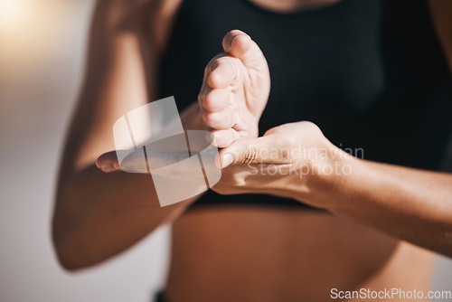 Image of Volleyball, referee and hands in match for score in closeup for motivation or exercise with sports in outdoor. Workout, coach and hand signal for professional athlete in competition with rules.