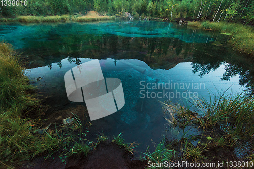 Image of Blue Lake in the Altai