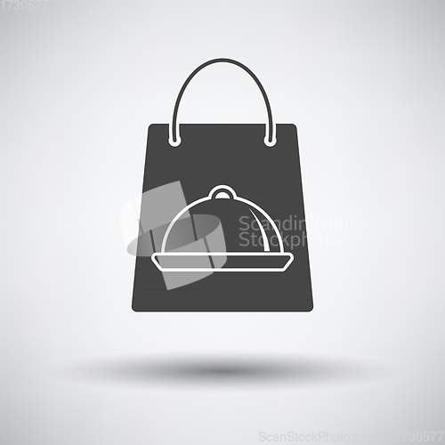 Image of Paper Bag With Cloche Icon